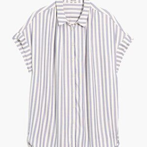 Madewell Blue and White stripes Oversized shirt